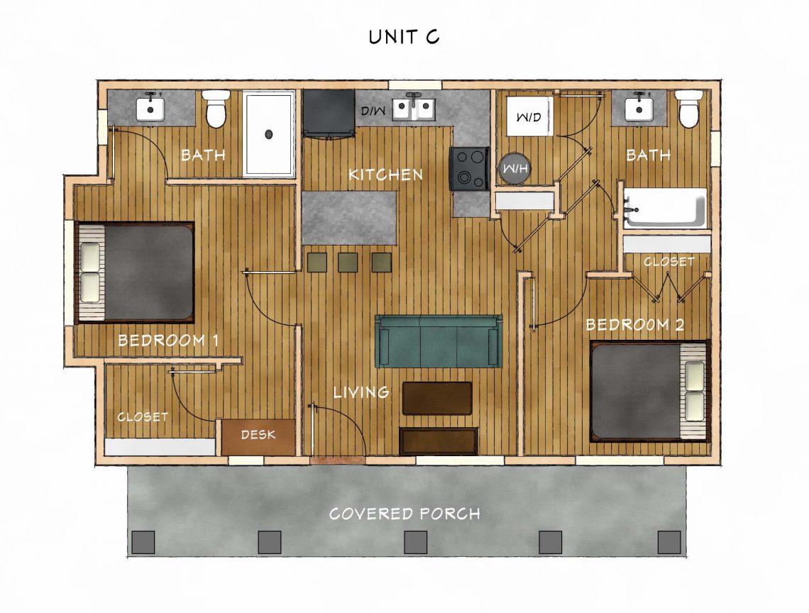 Lot 3 DADU floorplan