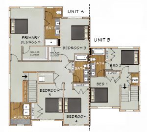 Lot 7 Upper Floorplan