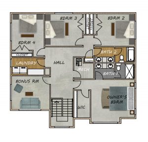 106th Lot 1 Upper Floorplan